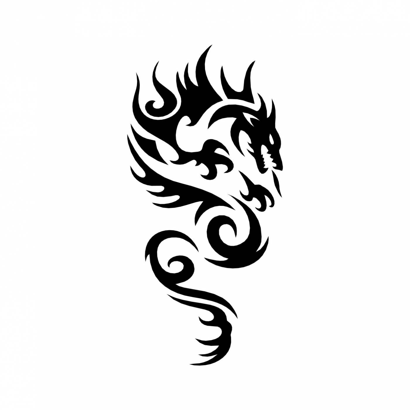 эскизы татуировок дракон на руку